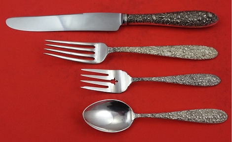 Dinner 4-pc Setting availability based on stock listed below - Southern Rose by Manchester - Sterling